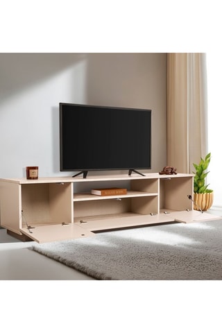 Meuble TV 3 abattants Veramont - 180 x 44,6 x 44,5 cm