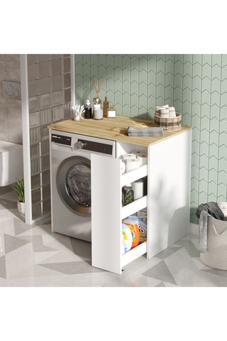 Meuble de salle de bain 1 tiroir  - 93,5 x 88,3 x 60 cm