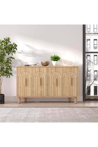 Console 4 portes Tiger - 120 x 73,6 x 29,6 cm