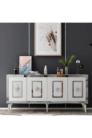 Console 4 portes - 150 x 40 x 79 cm