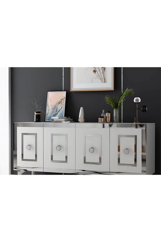 Console 4 portes - 150 x 40 x 79 cm