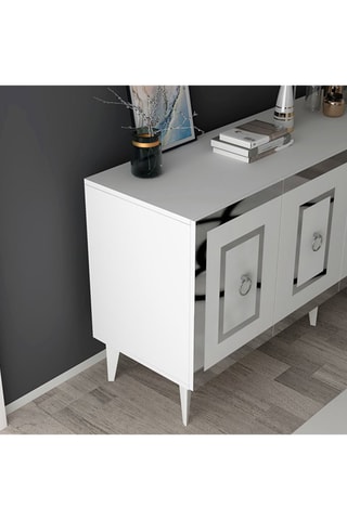 Console 4 portes - 150 x 40 x 79 cm