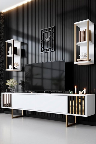 Composition murale Gold  - 3 pièces