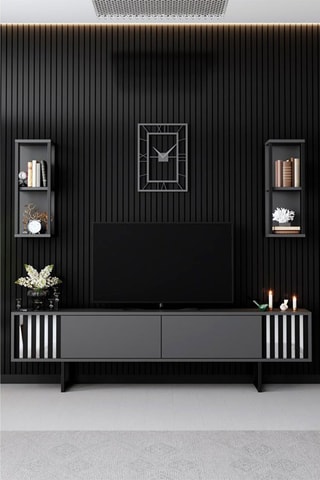 Composition murale Chrome Line - 3 pièces