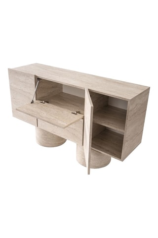 Console 2 portes 2 abattants - 150 x 87 x 42 cm