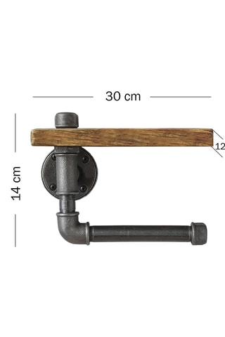 Etagère à tuyau - 30 x 14 x 12 cm