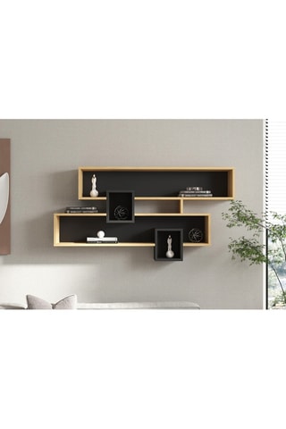 Etagère murale 2 niveaux Karen - 120 x 72,2 x 22 cm