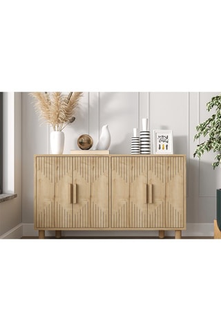 Buffet 2 abattants Roger - 120 x 73,6 x 29,6 cm