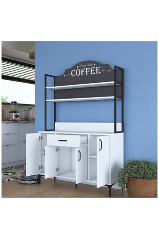 Buffet de cuisine 4 portes JE130 - 120 x 183,6 x 40 cm