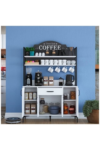 Buffet de cuisine 4 portes JE130 - 120 x 183,6 x 40 cm