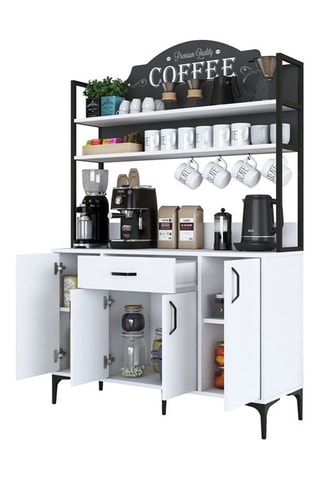 Buffet de cuisine 4 portes JE130 - 120 x 183,6 x 40 cm