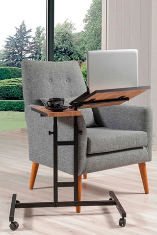Bureau nomade réglable - 58 x 45,5 x 62-87 cm