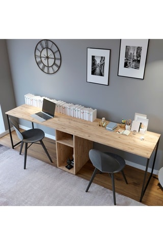 Bureau double Ikili Calisma Masasi L196 - 240 x 60 x 74 cm