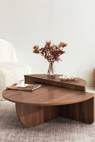 Table basse - 85 x 30 x 35 cm / 90 x 60 x 30 cm