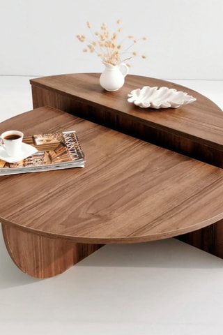 Table basse - 85 x 30 x 35 cm / 90 x 60 x 30 cm