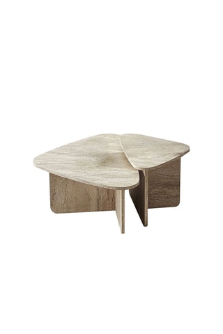 2 tables basses Ballare - 90 x 35 x 60 / 60 x 40 x 40 cm
