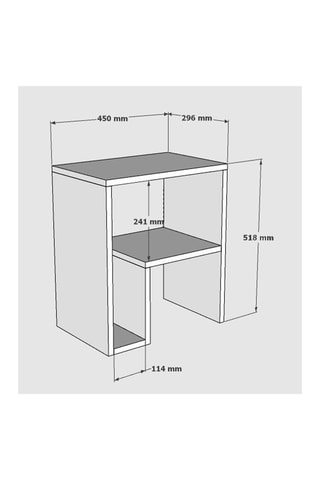 Table d’appoint Yepa - 45 x 51,8 x 29,6