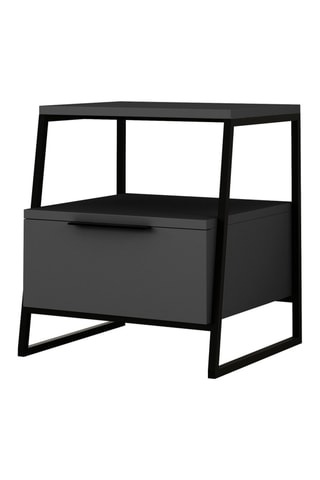 Table de chevet 1 tiroir Anthracite