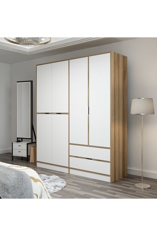 Armoire Elina - 185 x 208 x 52 cm