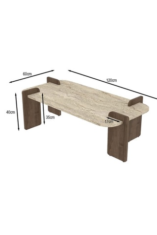 Table basse - 120 x 60 x 40 cm
