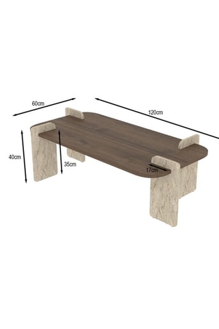 Table basse - 120 x 60 x 40 cm
