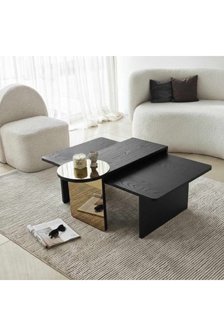 2 Tables gigognes - 105 x 82 x 35 cm