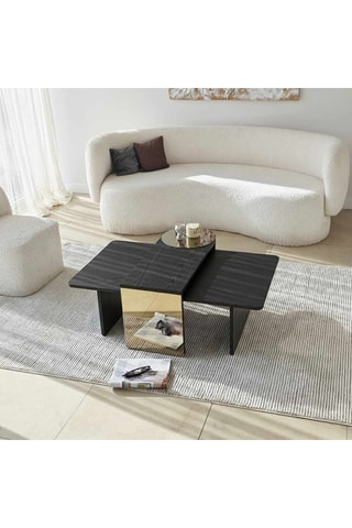 2 Tables gigognes - 105 x 82 x 35 cm