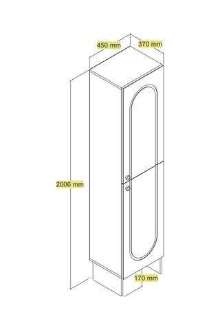 Meuble à chaussures - 200,6 x 45 x 37 cm