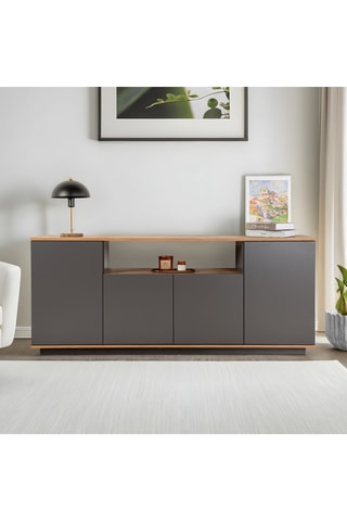 Console - 4 portes - 180 x 39,5 x 75 cm