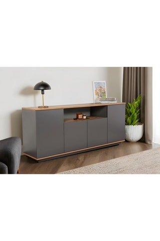 Console - 4 portes - 180 x 39,5 x 75 cm