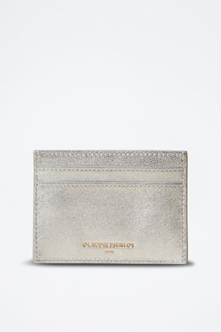 Leren Pasjeshouder - Zilverkleurig