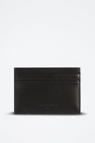 Leren Pasjeshouder - Zwart