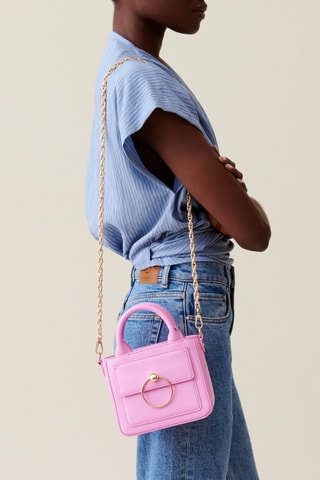 Leren Handtas - Roze