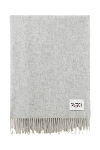 Wollen Sjaal - Gemêleerd Lichtgrijs