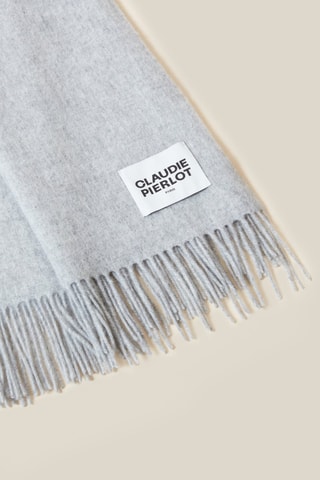 Wollen Sjaal - Gemêleerd Lichtgrijs