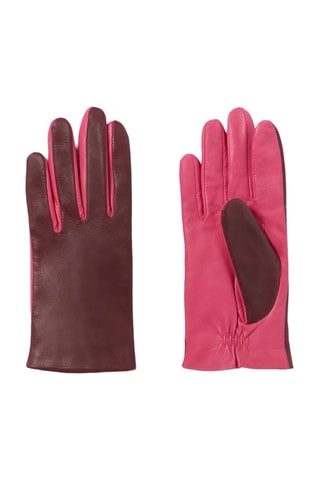 Leren Handschoenen - Bordeauxrood