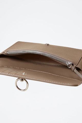 Leren Portefeuille - Taupe