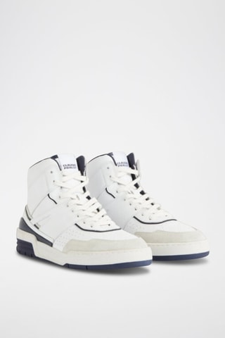 Hoge Leren Sneakers - Wit