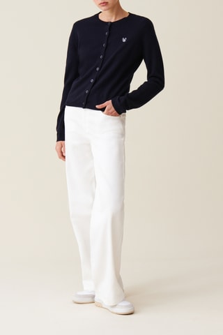 Wollen Vest - Marineblauw