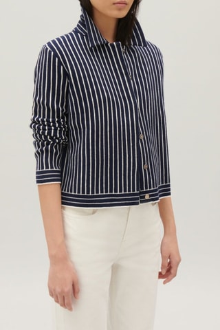 Wollen Vest - Marineblauw