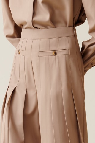 Geplooide Broek - Beige