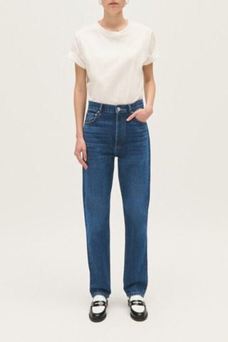 Rechte Jeans - Donkerblauw