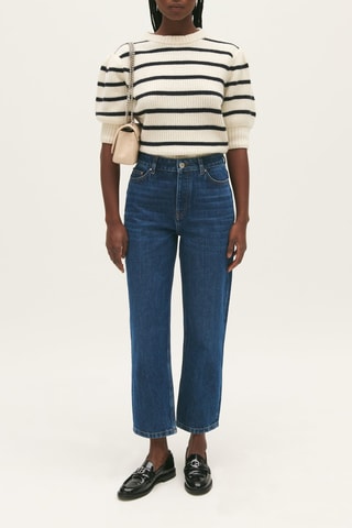 Jeans Hoge Taille - Blauw