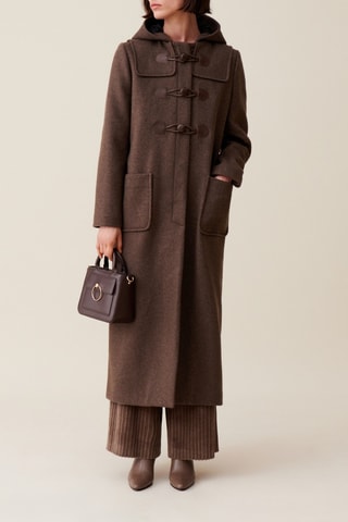 Wollen Dufflecoat - Bruin