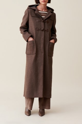 Wollen Dufflecoat - Bruin