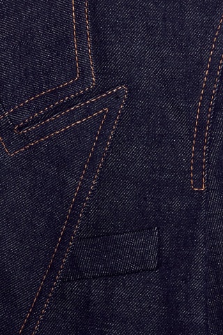 Getailleerd Denim Jasje Blauw
