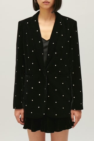 Velours Jasje - Zwart