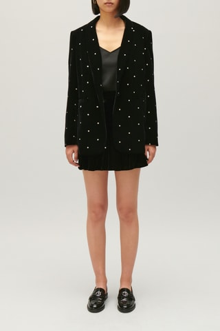 Velours Jasje - Zwart