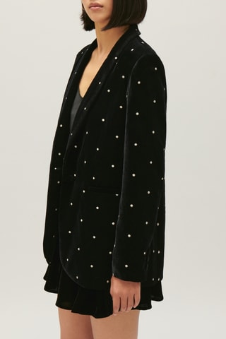 Velours Jasje - Zwart