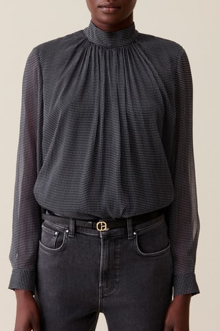 Top - Marineblauw en Wit